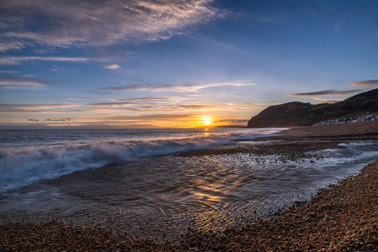 Seatown Beach at Sunset - James Loveridge Photography - www.jamesloveridgephotography.co.uk